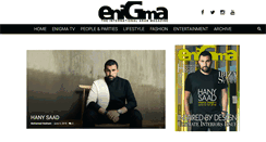 Desktop Screenshot of enigma-mag.com